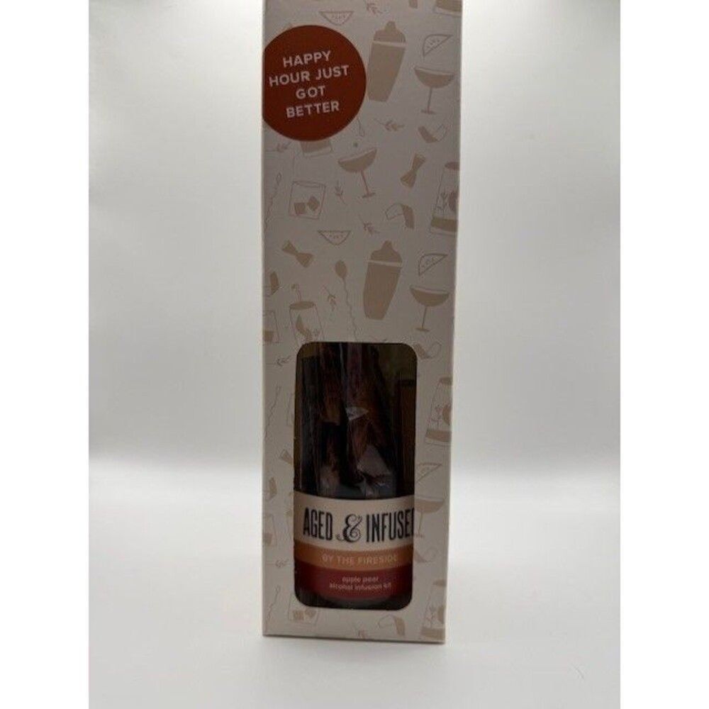 Aged & Infused Cocktail Infusion Kit Apple Pear Alcohol Infuser Gift Set